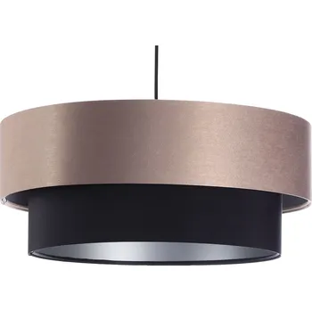 BPS koncept Závěsné svítidlo DUO ellegant černý satén, 1xE27, ø 60 cm Barva: Krémová