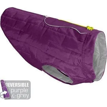 Obleček pro psa Kurgo® Loft Nepromokavá bunda pro psy Deep Violet/Grey XL