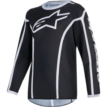 Moto dres Alpinestars Youth Fluid Apex black/grey vel. L