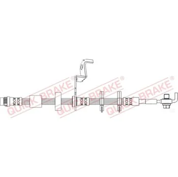 Brzdová hadice Brzdová hadice QUICK BRAKE 50.725X