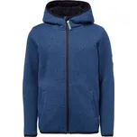Chlapecká fleecová mikina svetrového vzhledu Lewro ZAN 164/170 Tmavě modrá, Černá