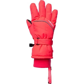Rukavice Dívčí zimní rukavice Head MINAMI 14-16 Růžová, Černá, Bílá