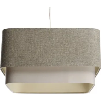 BPS koncept Závěsné svítidlo KWADRO DUO dvoubarevné, 1xE27, 51x47 cm Barva: Hnědá-béžová
