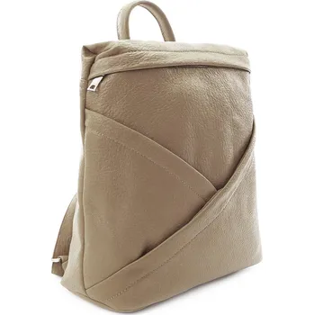 Městský batoh Světle hnědý praktický dámský batoh Ivora