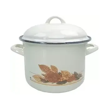 Hrnec Hrnec s pok EL Alice podzimní list 5,5 L (smaltovaný hrnec s poklicí 5,5 L podzimní listi)