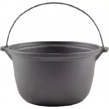 kotlíky Kotlík litinový 3 L (litnový kotlík 3 L přírodní se správnou péčí s každým vařením získává charakter a slouží léta)