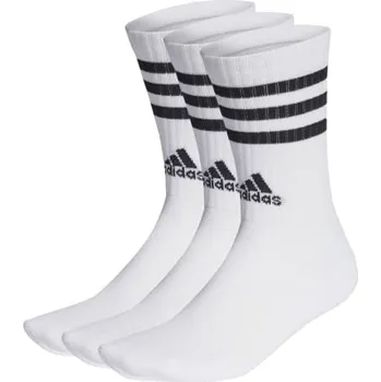 Pánské ponožky adidas ponožky HT3458 3-Stripes Cushioned Crew – 3 páry XL 46-48 (adidas ponožky HT3458)