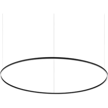 Ideal Lux Závěsné LED svítidlo ORACLE SLIM, 77W, ø 150 cm, CRI90 Barva: Černá