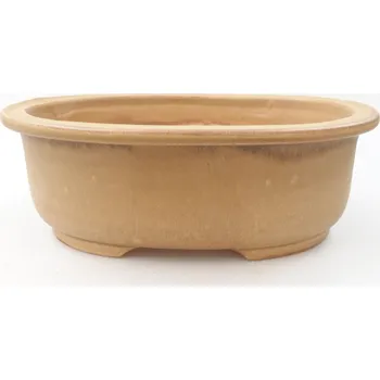 Květináč Keramická bonsai miska 23,5 x 19 x 8 cm růžová