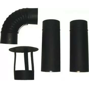 kotlíky Kouřovod dělený 118 cm 2 x 0,5 m (kouřovod dělený pro efektivní odvod kouře při vaření venku)