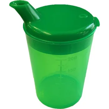 Podavač předmětu Hrníček s pítkem, zelený, 250 ml