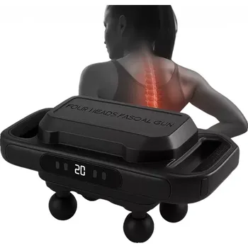 Masážní přístroj Masážní pistole se 4 hlavicemi a USB nabíjením JBY-328