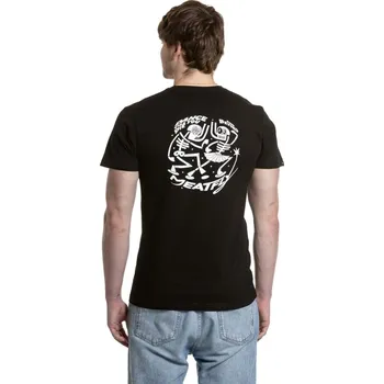 Pánské tričko Meatfly pánské tričko Keke Dance Black | Černá | Velikost XL | 100% bavlna