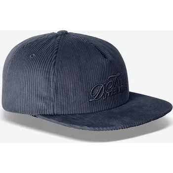 Pokrývka hlavy DECATHLON Kšiltovka z 6 dílů manšestrová MODRÁ