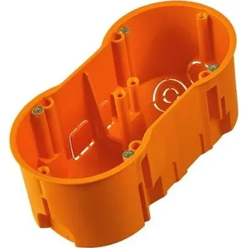 Elektroinstalační krabice Dvojitá 60-ti členná krabice se šrouby, hluboká PAWBOL A.0042WPG