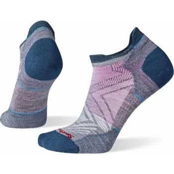 Dámské ponožky Dámské běžecké ponožky Smartwool RUN ZERO CUSHION LOW ANKLE SOCKS W S Šedá, Mix, Bílá