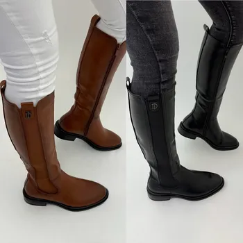 Dámské kozačky Kozačky - lehce vyteplené Černá 36