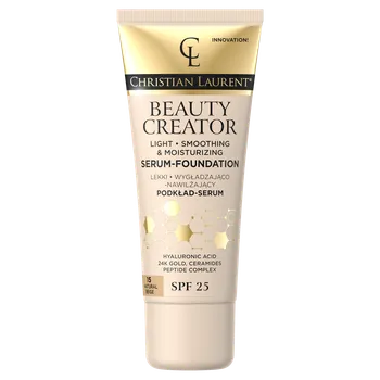 Make-up Christian Laurent Beauty Creator vyhlazující a hydratační make-up na obličej s SPF25 15 natural beige, 30 ml