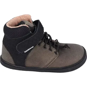 Dívčí tenisky Barefoot kotníkové boty Pegres BF56L - zelené 27