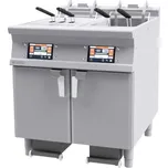 Fritéza elektrická 18+18 l automatická 7" displej, filtrace, zdv