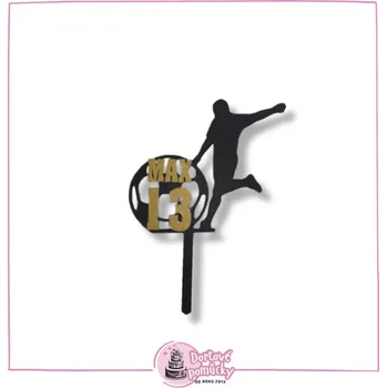 Fotbalista s úpravou - plastový zápich