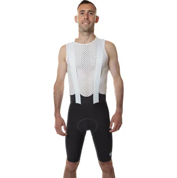 Cyklistické kalhoty C-LAB Pánské cyklistické kalhoty s laclem XL ŠEDÁ