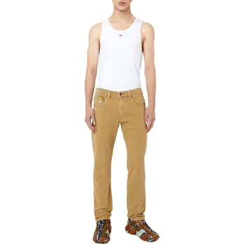 Pánské džíny DŽÍNY DIESEL 2019 D-STRUKT TROUSERS BROWN