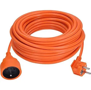 Prodlužovací kabel Elektrosortiment Prodlužovací přívod 1z, 3x1,5mm2, oranžový, 20m