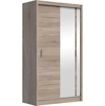 Šatní skříň Šatní skříň se zrcadlem SABRINA 150x215 cm dub sonoma