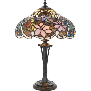 Lampička Endon 64327 - Stolní lampa Tiffany SULLIVAN 2xE14/40W/230V pr. 30 cm