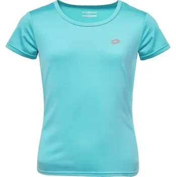 Dívčí oblečení Dívčí sportovní triko Lotto VIVI 116/122 Tyrkysová, Stříbrná