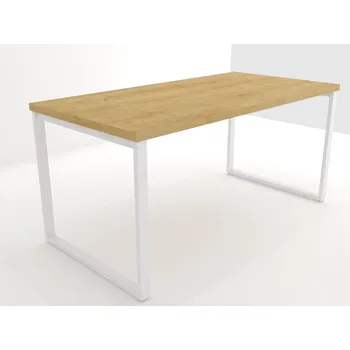 Jídelní stůl EGGER Hamilton podnož EC5208-Z bíla 120 x 80 cm, Tloušťka desky: 25 mm