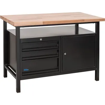 Dílenský stůl GÜDE Dílenský stůl P 1200 SLT Black Line 40838 free_store_pickup