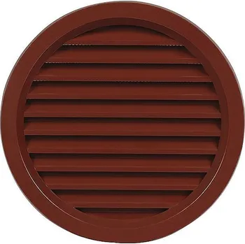 Větrací mřížka HACO Větrací mřížka kruhová se síťovinou 140 hnědá