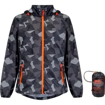 Cyklistická bunda MAC IN SAC Mac In A Sac Origin Packable Waterproof Jacket, Black Camo Velikost: XL