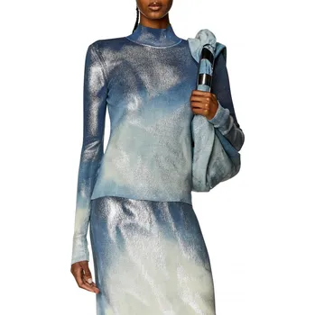 Dámský svetr SVETR DIESEL M-ILEEN KNITWEAR FADED DENIM