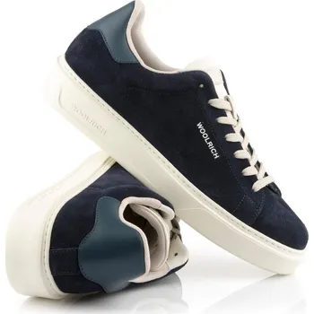 Pánské tenisky TENISKY WOOLRICH CLASSIC COURT MAN CAMOSCIO BLUE