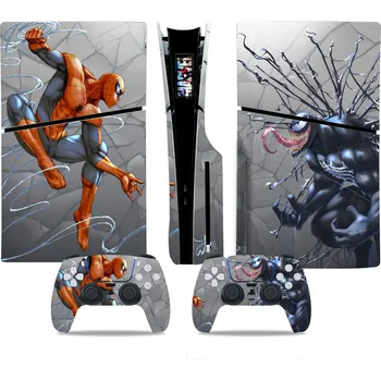 Obal na herní konzoli Polep na konzoli PS5 SLIM diskovou verzi Marvel (PS5)