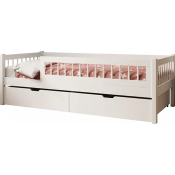 Postel ADRK Postel FLORA, CH-FLO-W-180-M, 180x80 cm s matrací, bílá