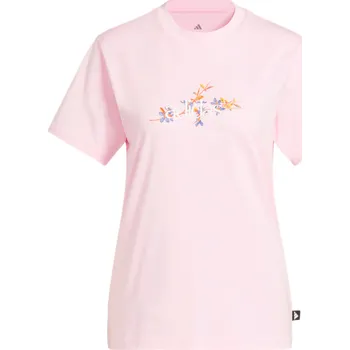 Prvky adidas vyzařují květinové grafické tričko w M