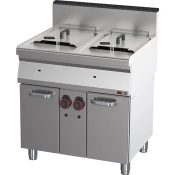 fritéza Fritéza plynová dvojitá 0,8 kW/l, 15+15 l s podestavbou | REDFOX