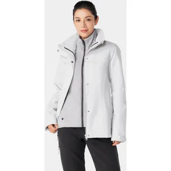 FORCLAZ Dámská zimní turistická hřejivá bunda 3v1 NH 100 2XL ŠEDÁ