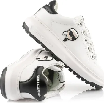 Dámské tenisky TENISKY KARL LAGERFELD KAPRI LUG KARL NFT LO LACE WHITE LTHR