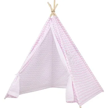 Dětská deka Teepee stan pro děti SPRINGOS TEPE19 růžový