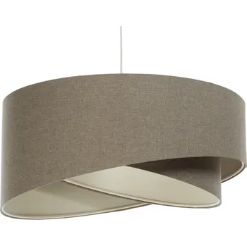 BPS koncept Závěsné svítidlo BOHO šedé, 1xE27, ø 50 cm Barva: Černá