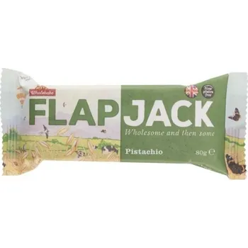 Flapjack ovesný bezlepkový Pistácie box 20x80g, Brynmor