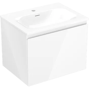 Koupelnový nábytek Mexen Orio koupelnová skříňka 60 cm s umyvadlem Vela, 1 zásuvka, bílý lesk - 91A10-06047-1-BF00-W23M00 Skříňky s umyvadlem