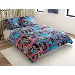 Bavlněné povlečení ARTEMIS růžovo-fialové, 100% bavlna Rozměr povlečení: 2 ks 70 x 90 cm | 200 x 220 cm 196442934