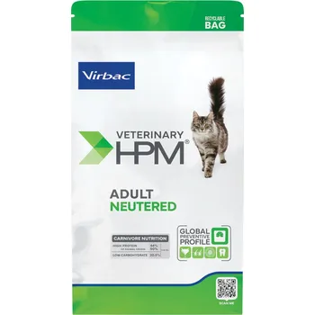 Krmivo pro kočku 2x12kg Virbac Veterinary HPM Adult Neutered Cat suché krmivo pro kočky