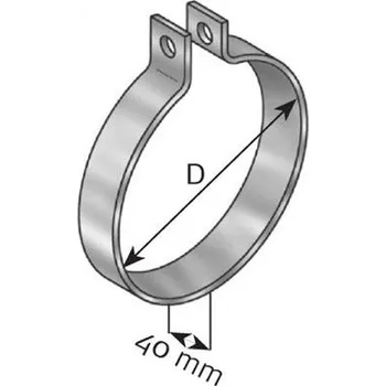 Tlumič výfuku Pojistny krouzek, tlumic vyfuku DINEX DIN28800